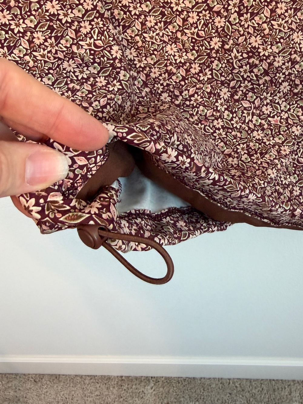 Women’s Floral Half-Zip Pullover - Picture 4 of 8